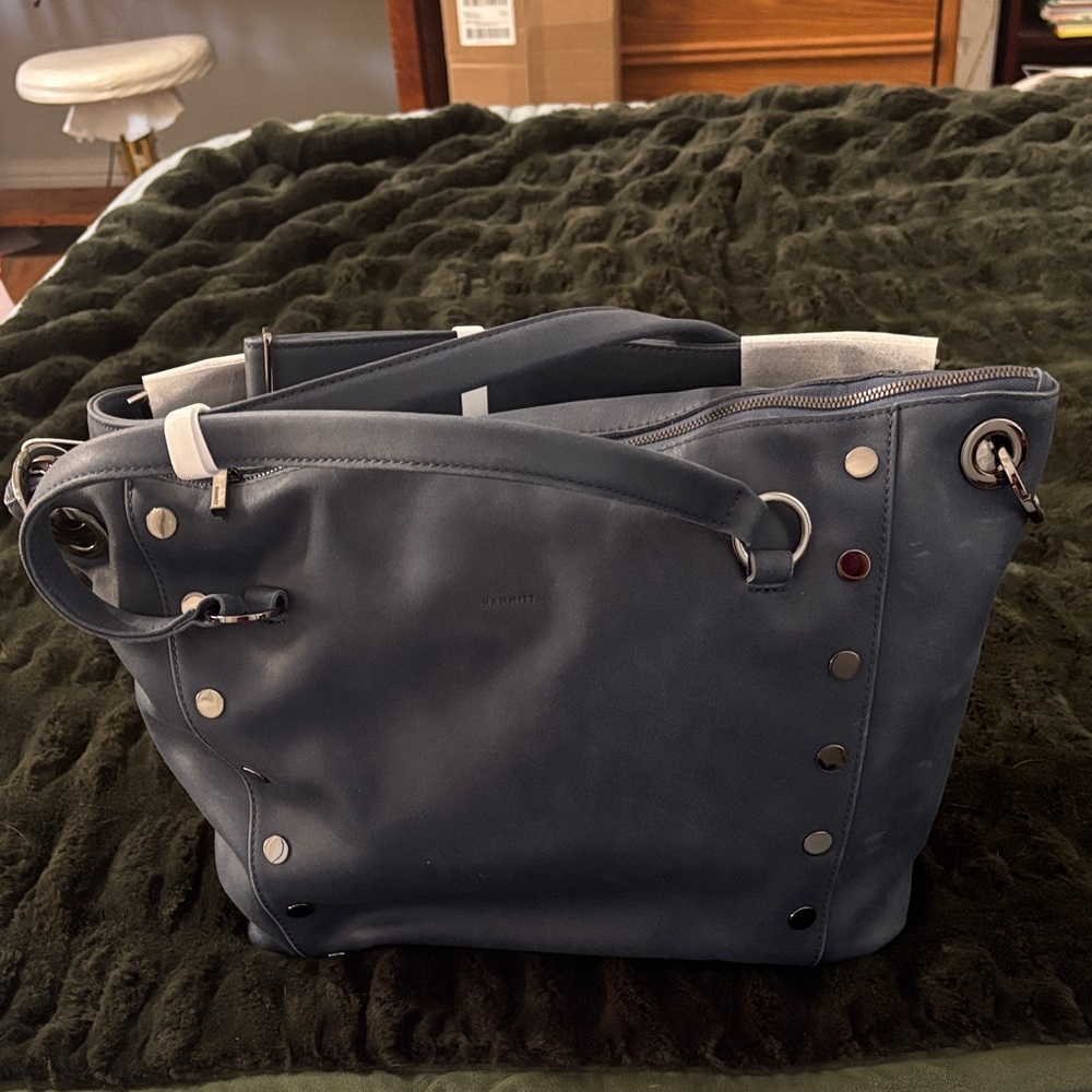 Stylish Blue Handbag